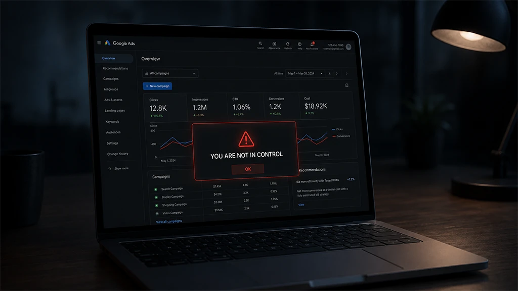 Google's AI builds your Ad Campaigns for you, but your Business Carries the Risk