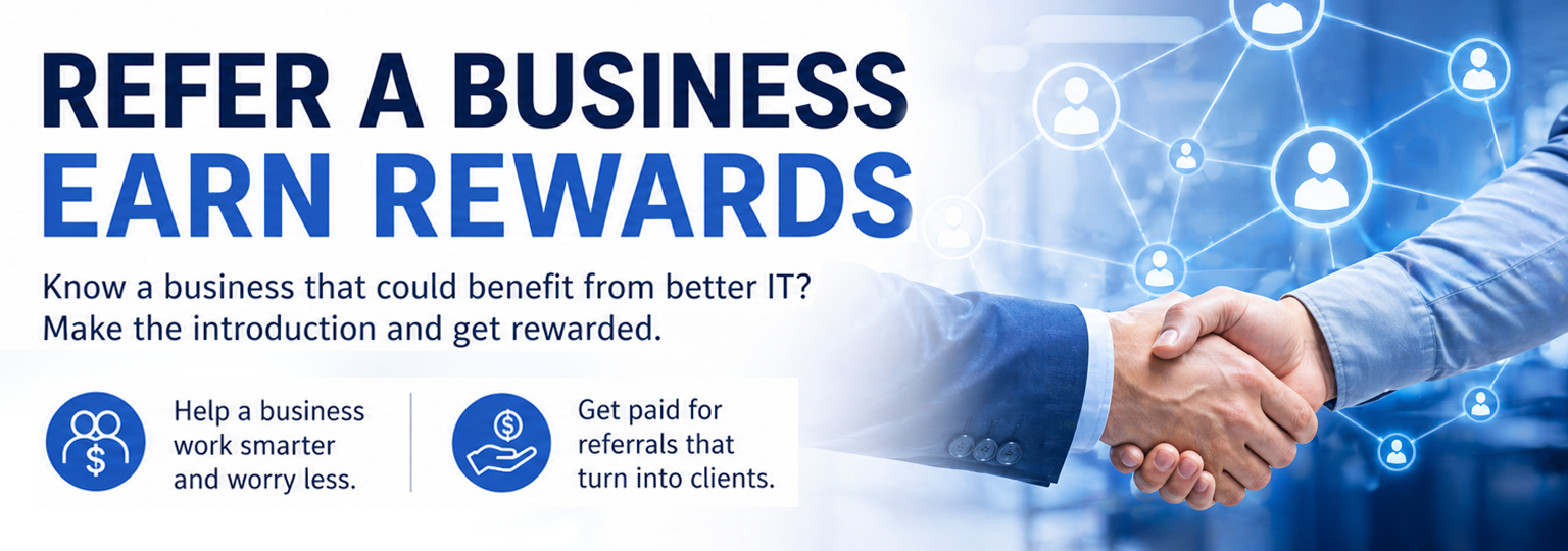 Refer a business and earn rewards