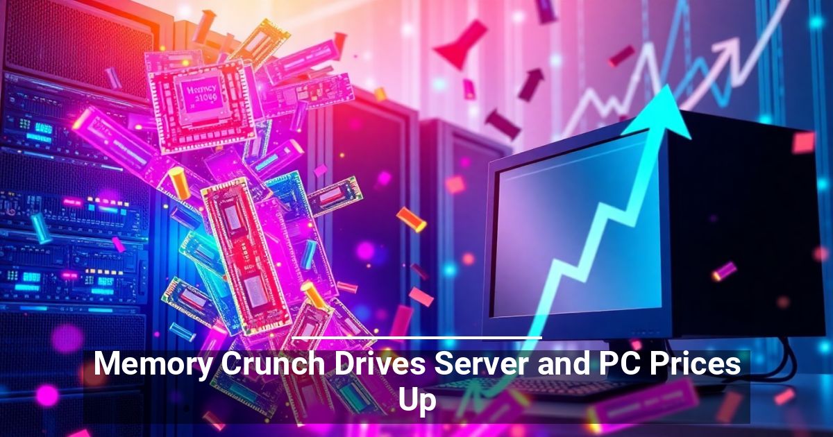 Memory Crunch Drives Server and PC Prices Up